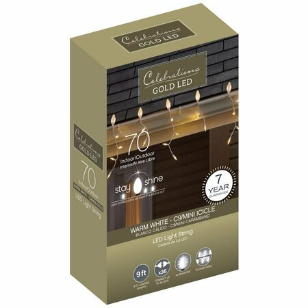 CELEBRATIONS CHRISTMAS LIGHTS ICICLE WWH 44502-71